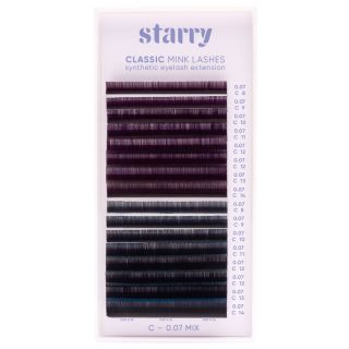 Violett - Blau ombre MIX C 0.07 x 8-14mm